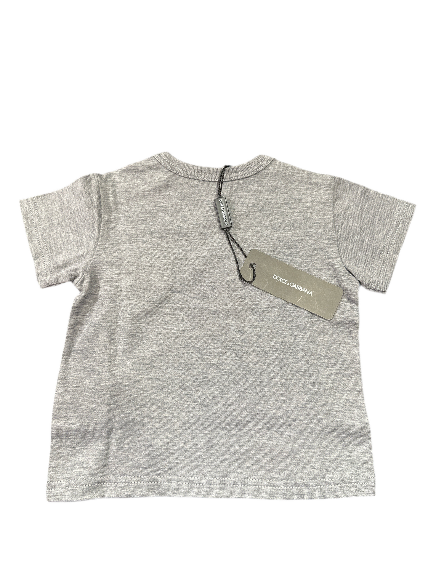 Dolce&Gabbana Baby T-Shirt Unisex 3-6M 62-68cm Grau Rückenansicht