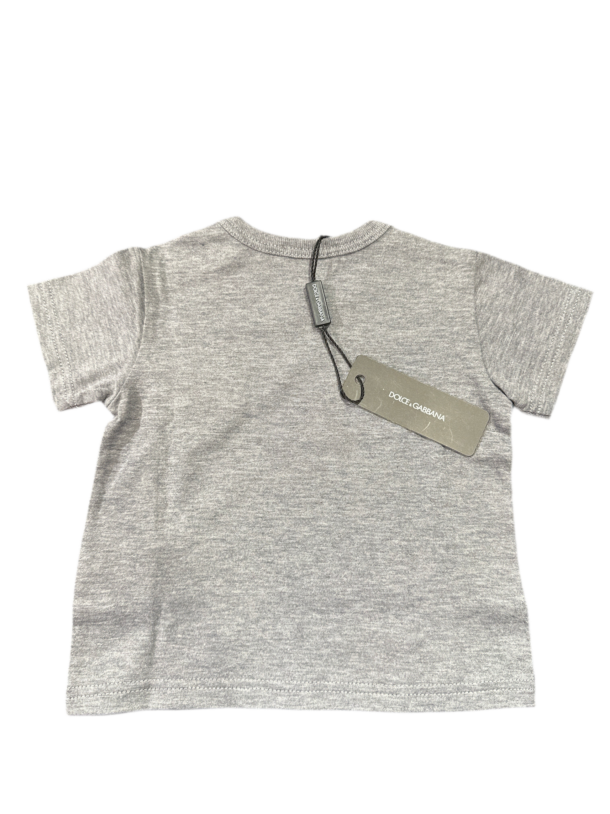 Dolce&Gabbana Baby T-Shirt Unisex 3-6M 62-68cm Grau Rückenansicht