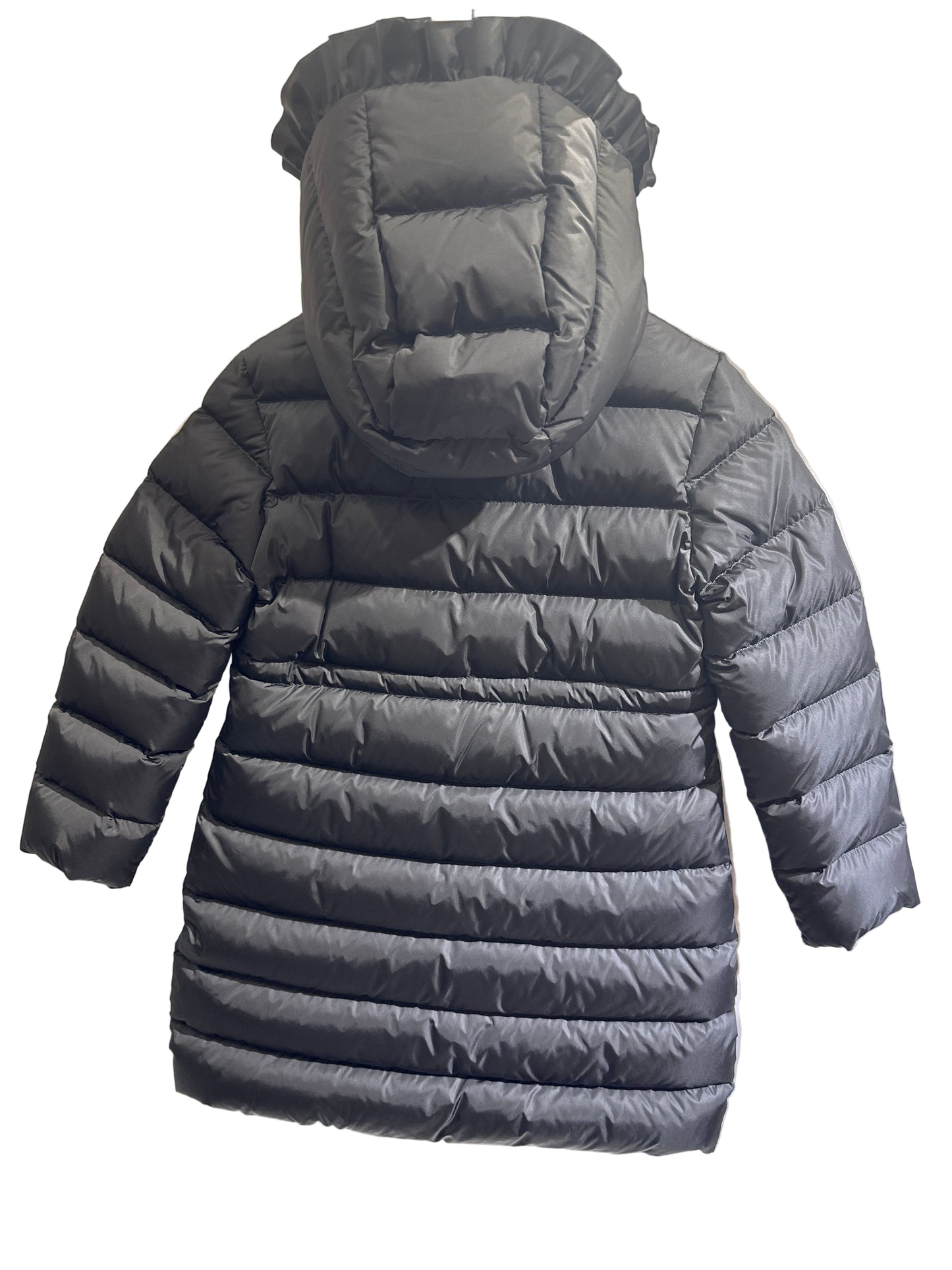 Moncler Daunenmantel Mädchen 8J 128cm Grau Rückansicht