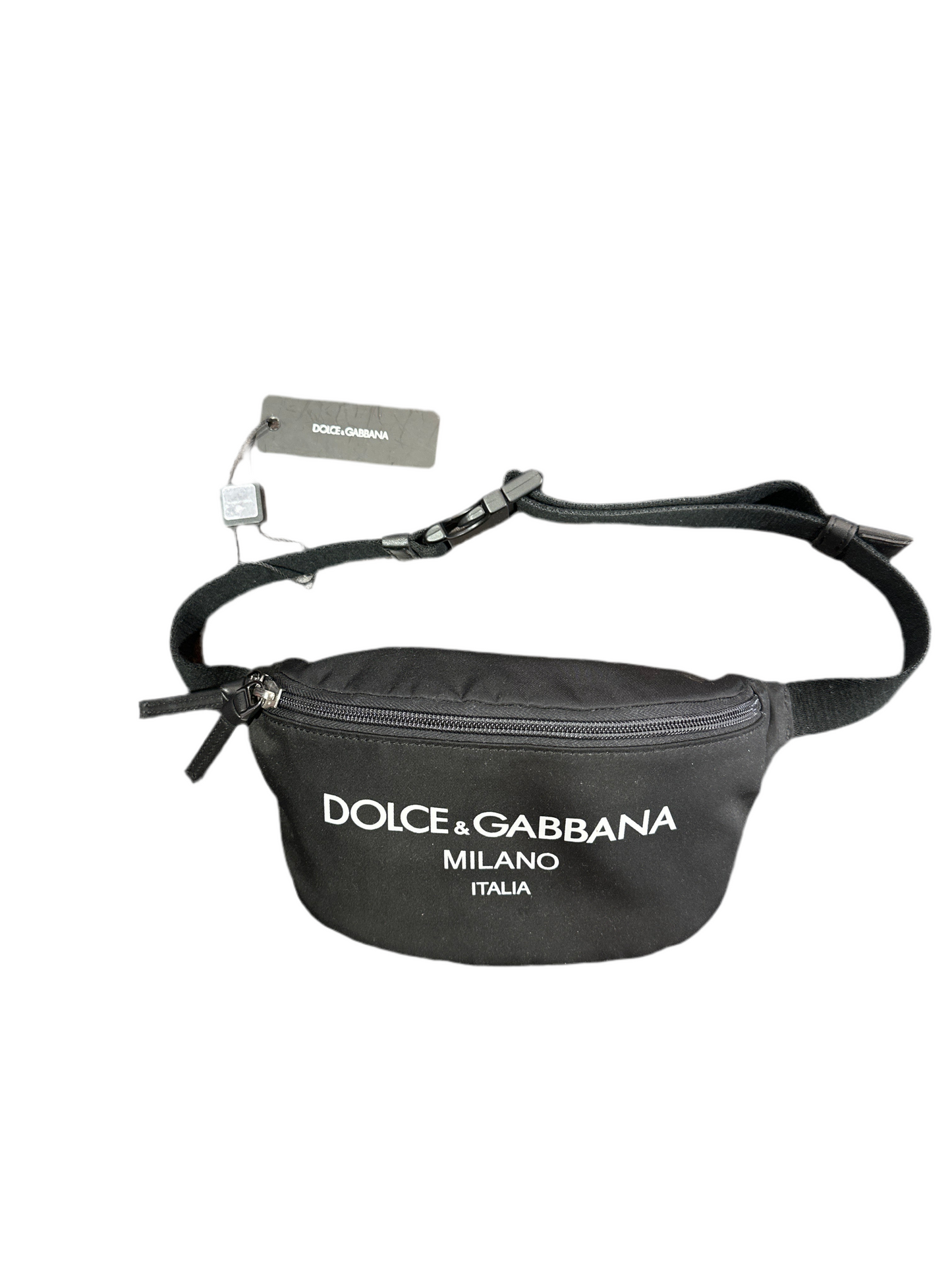 Dolce&Gabbana Bauchtasche Unisex 23x12cm Schwarz Vorderansicht
