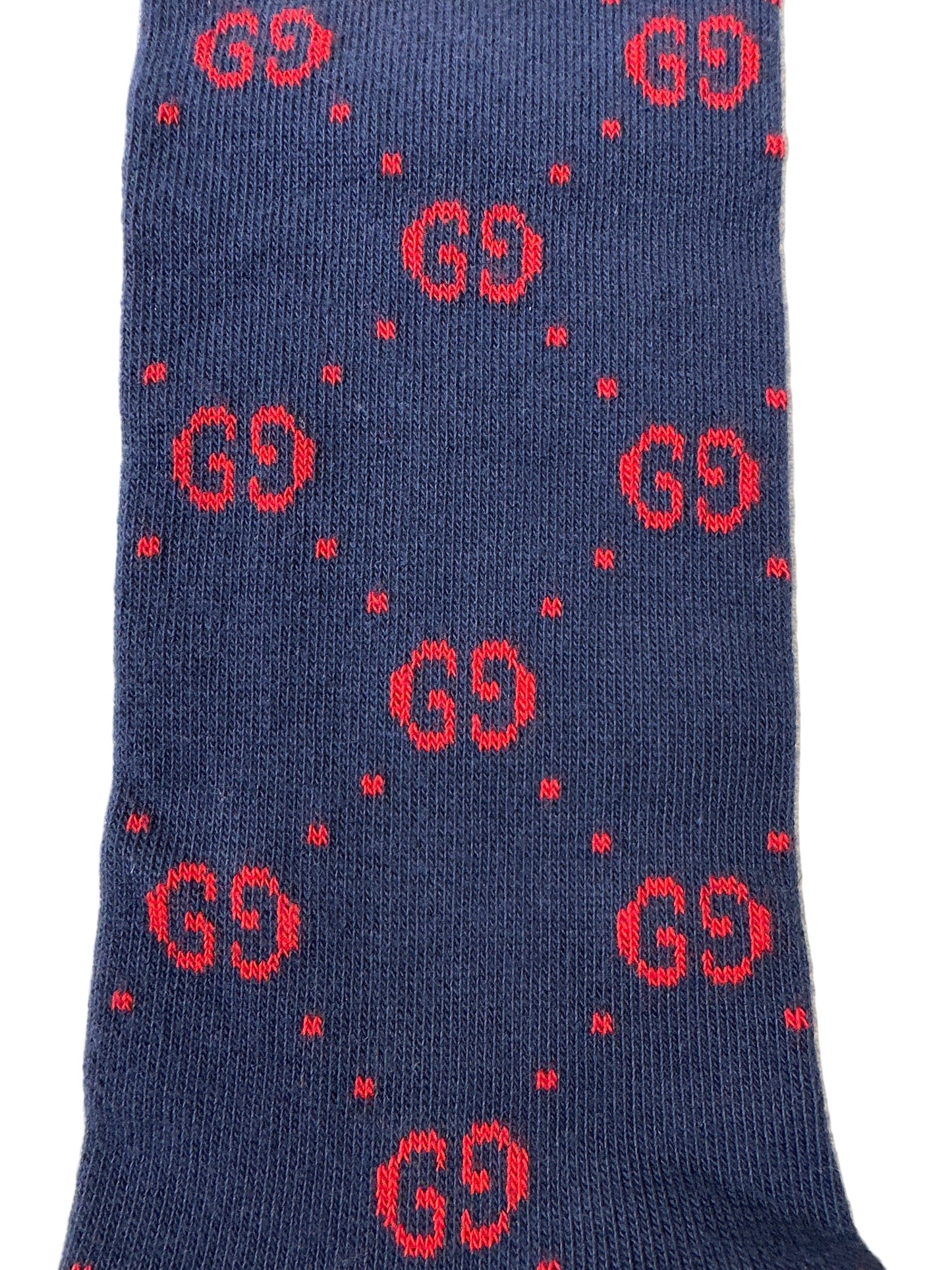 Gucci Socken Unisex 10J 20-22cm Blau/Rot Etikett