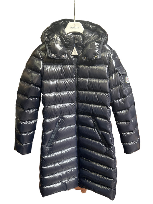 Moncler Designer Daunenmantel Mädchen 12J/152cm Schwarz Vorderansicht
