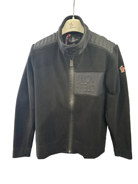 Moncler Grenoble Designer Fleece-Jacke Schwarz 12 Jahre 152 cm Unisex Ansicht 1