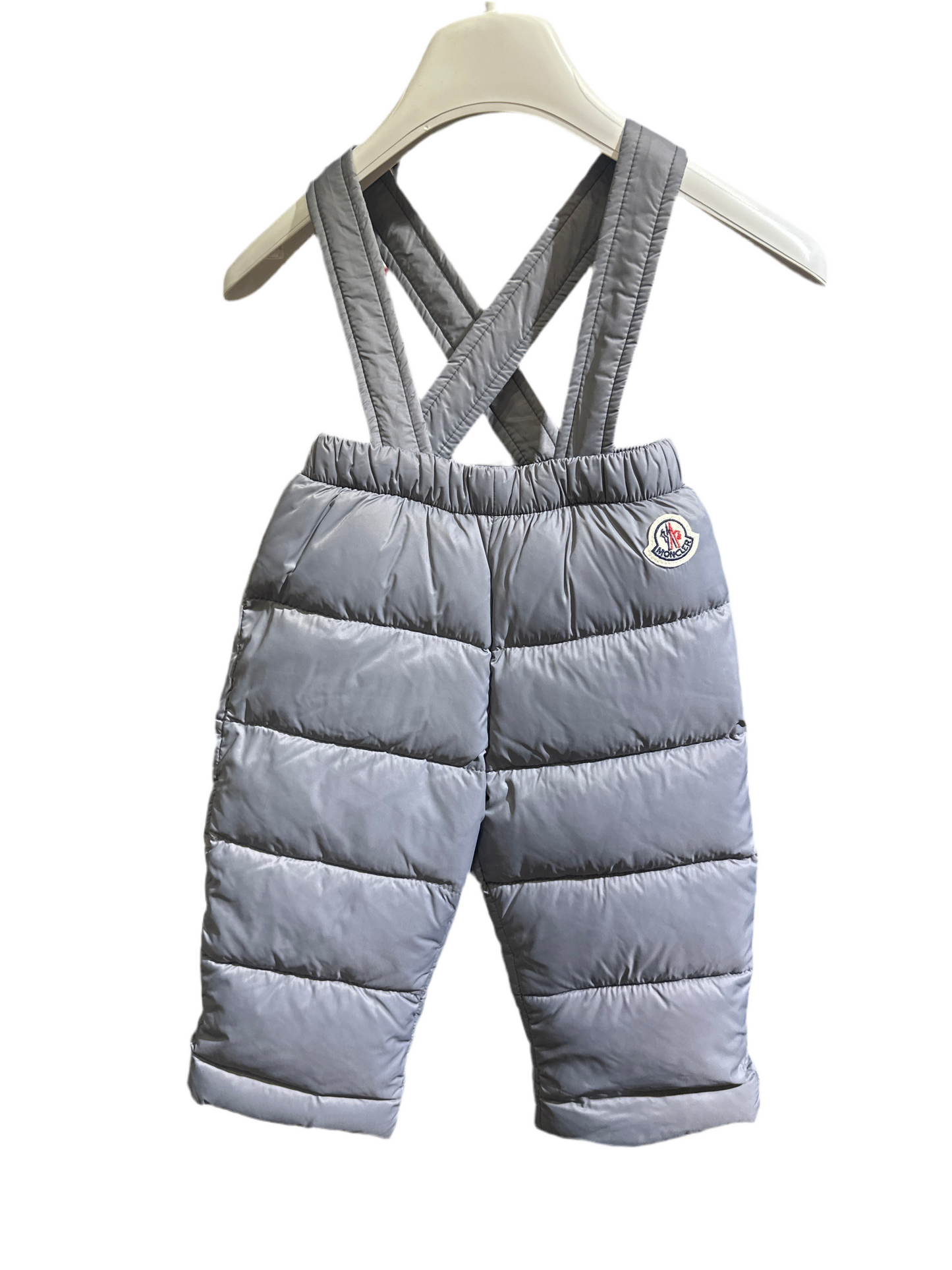 Moncler Baby Daunenanzug Unisex 6-9M 68cm Grau Hose Detail
