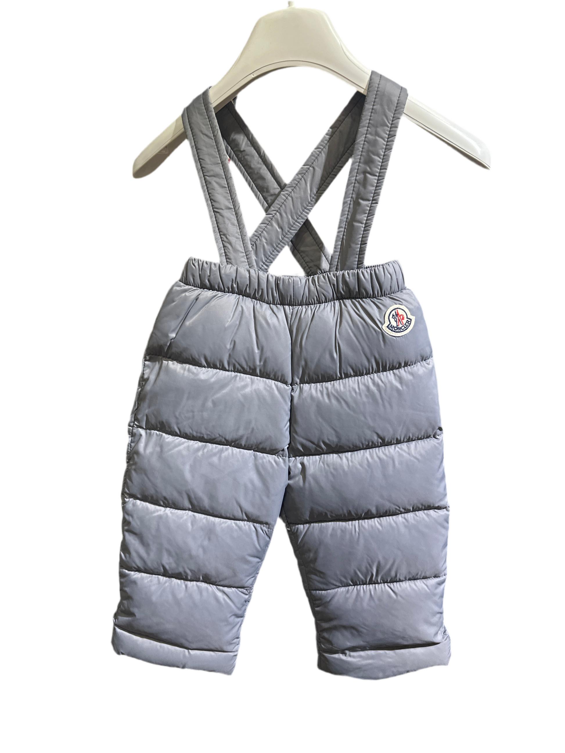 Moncler Baby Daunenanzug Unisex 6-9M 68cm Grau Hose Detail