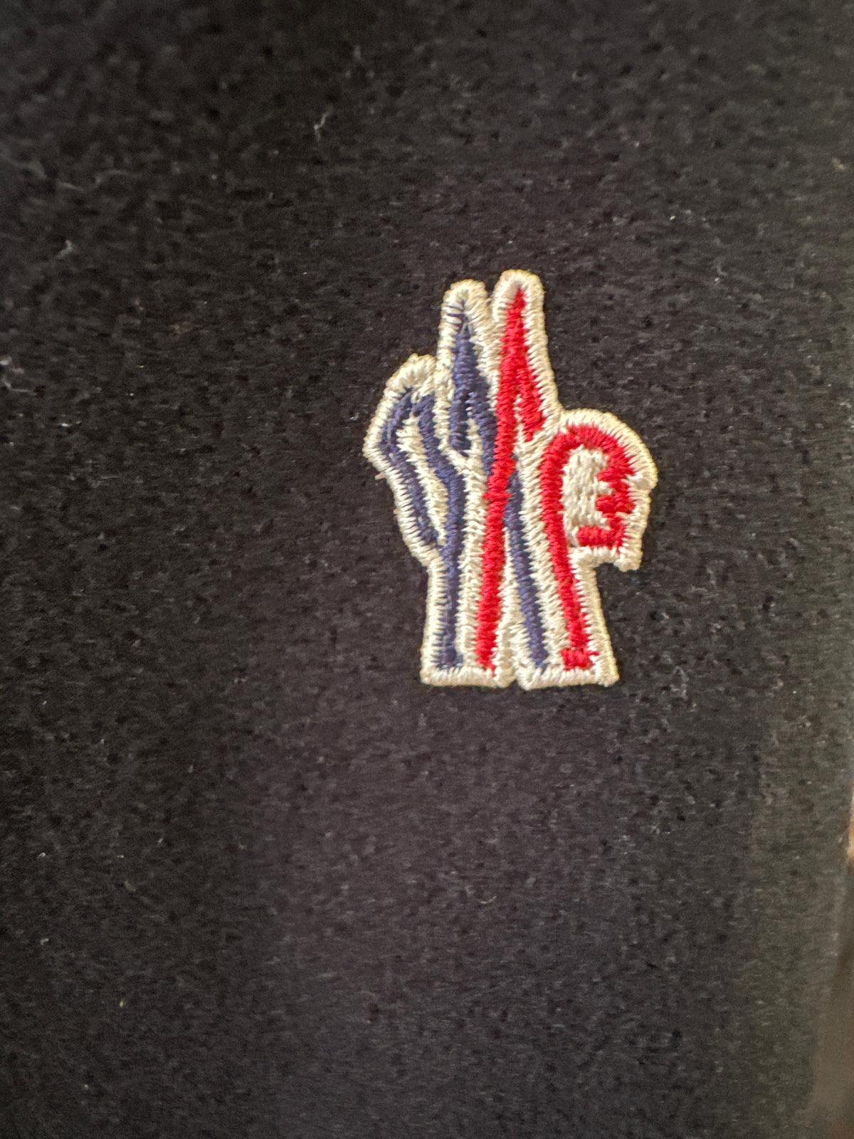 Moncler Grenoble Designer Fleece-Jacke Schwarz 12 Jahre 152 cm unisex Ansicht 3
