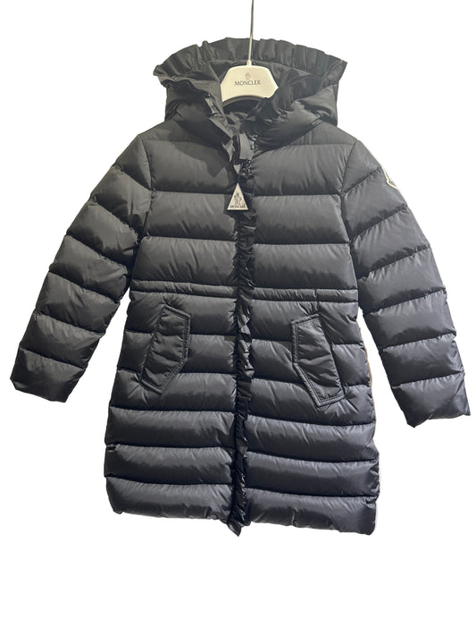 Moncler Daunenmantel Mädchen 8J 128cm Grau Vorderansicht