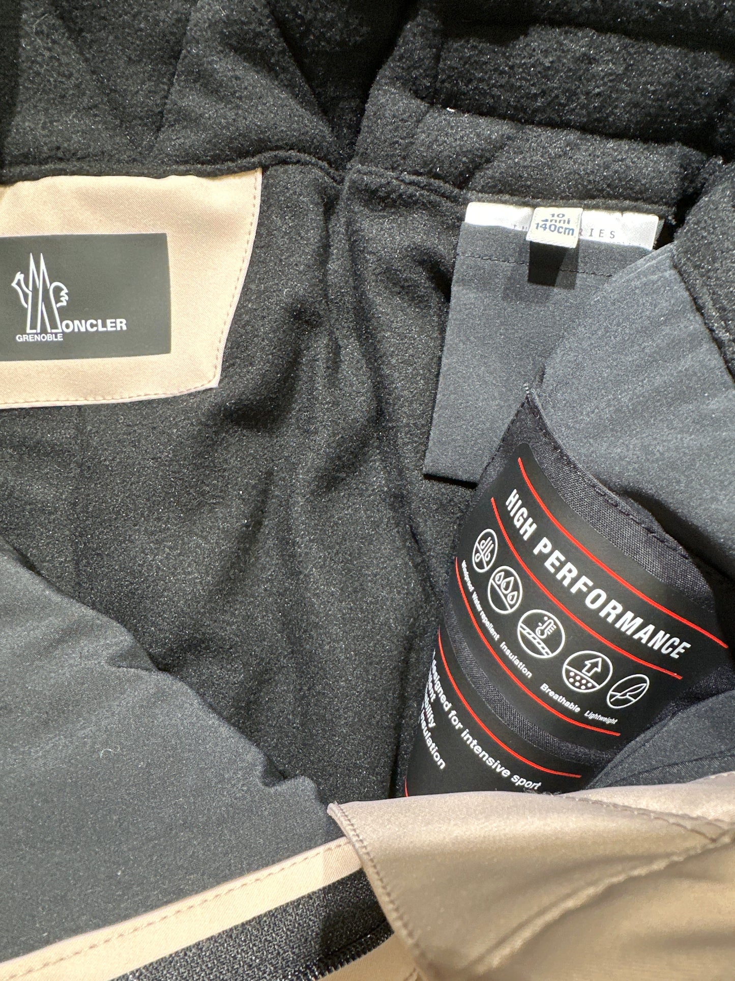 Moncler Grenoble Skihose Mädchen 10J 140cm Rose Detail