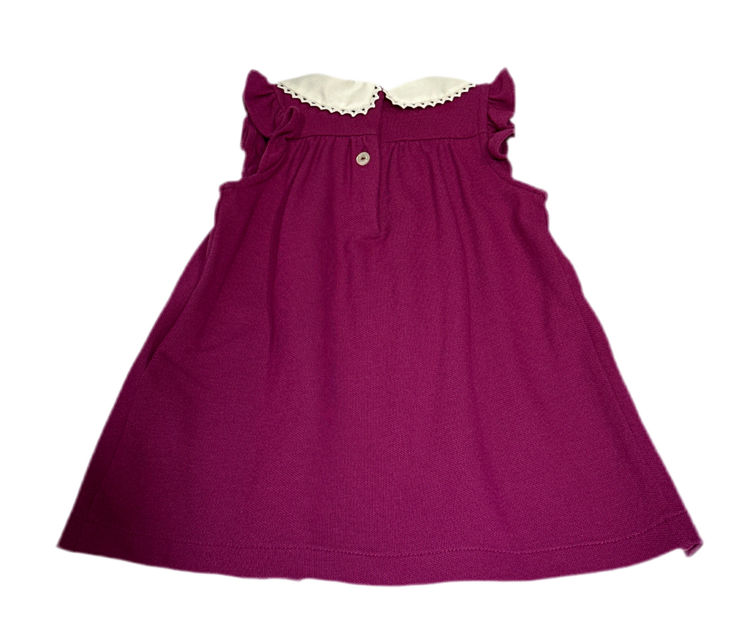 Gucci Babykleid Mädchen 3-6M 62-68cm Fuchsia Rückansicht