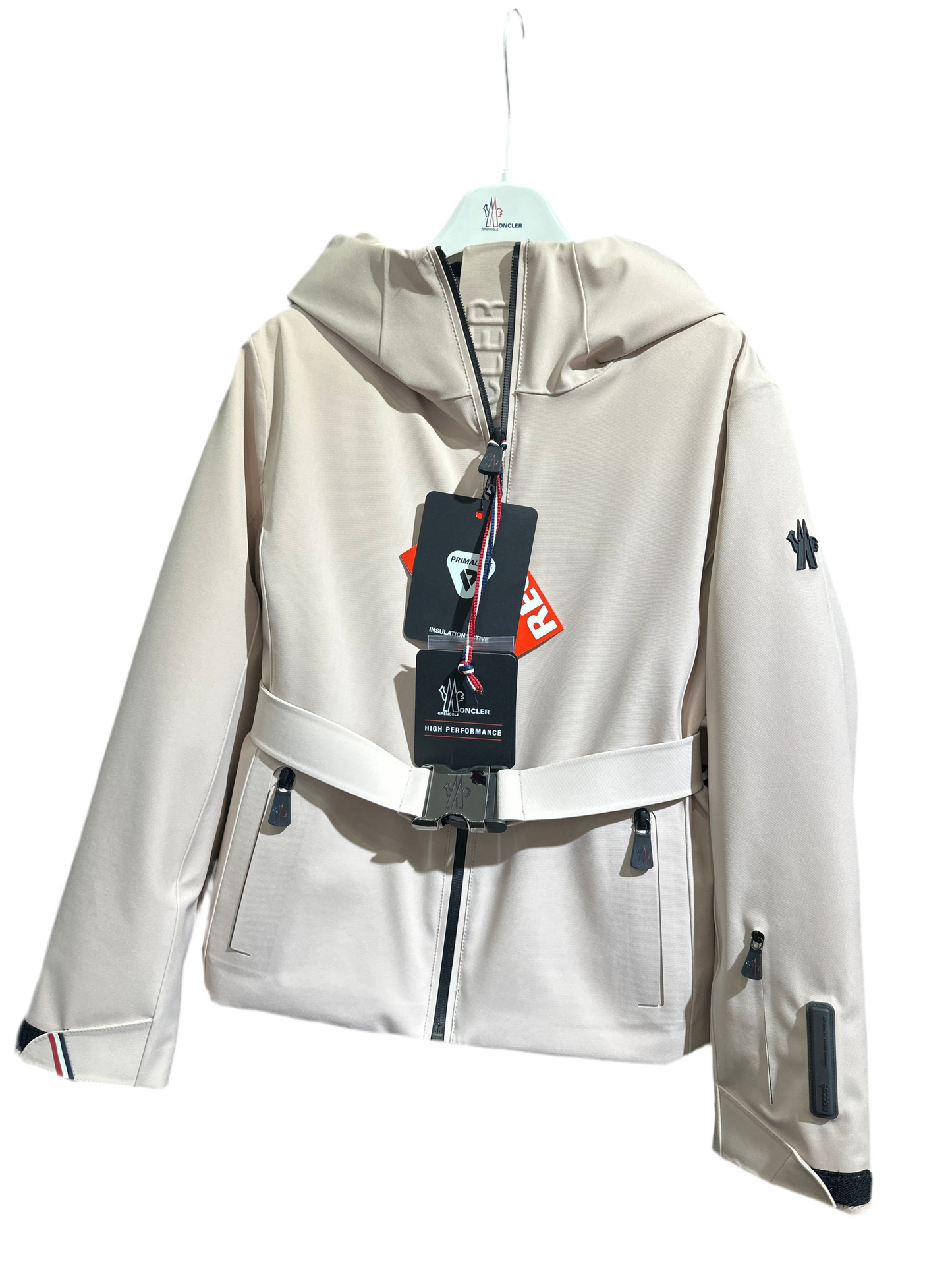 Moncler Grenoble Skijacke Mädchen 10J 140cm Rose Vorderansicht