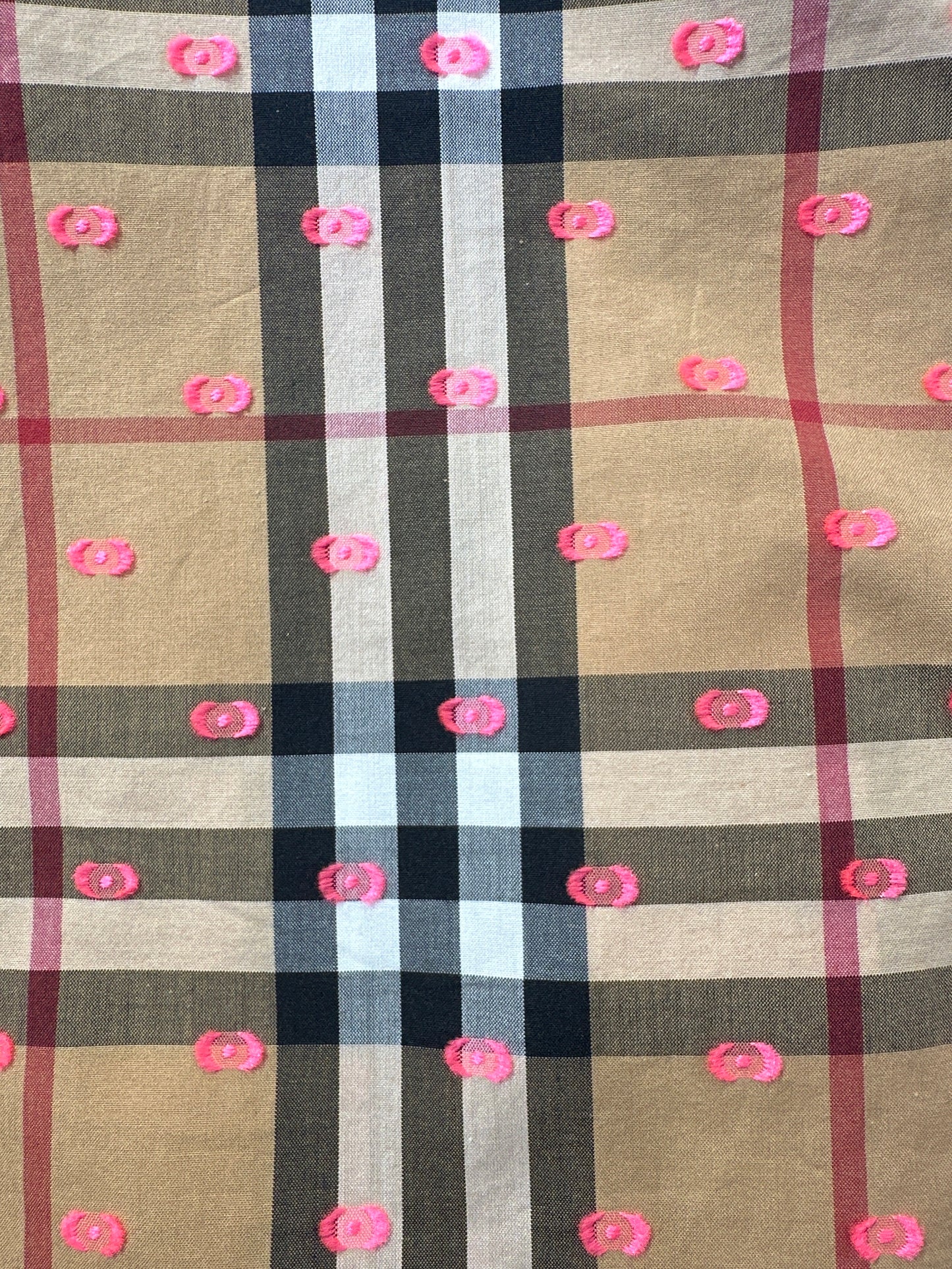 Burberry Kleid Mädchen 12 Jahre Beige Karo Muster