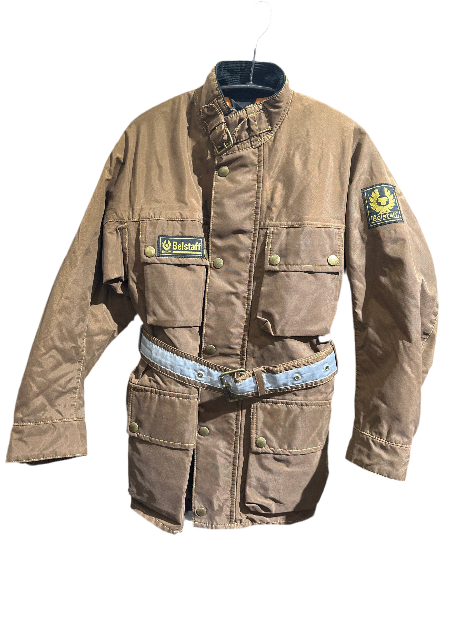 Belstaff Jacke Unisex 8J 128cm Braun Vorderansicht