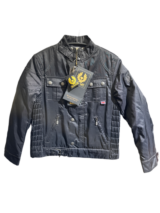 Belstaff Kinderjacke Unisex 8 Jahre 128cm Schwarz Vorderansicht