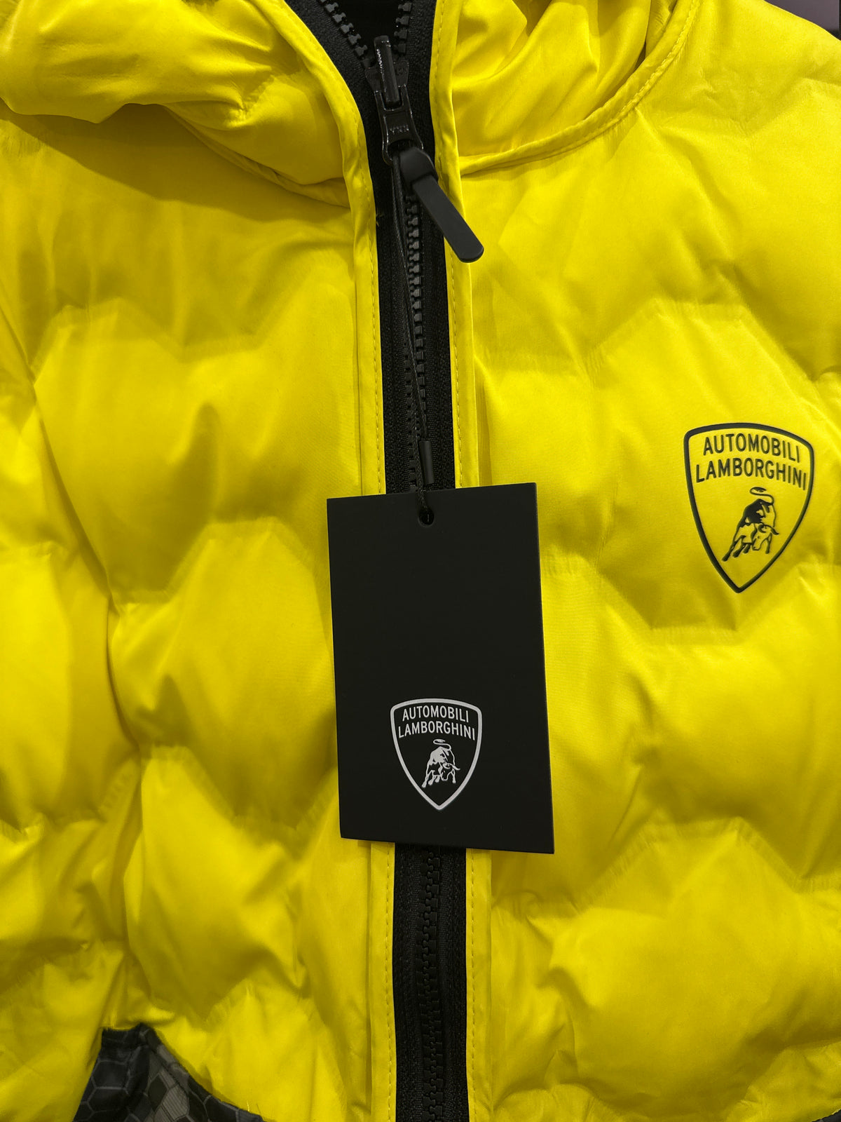 Lamborghini Designer-Wendejacke Unisex, 14 Jahre / 164 cm, Etikett, Logo, Reißverschluss
