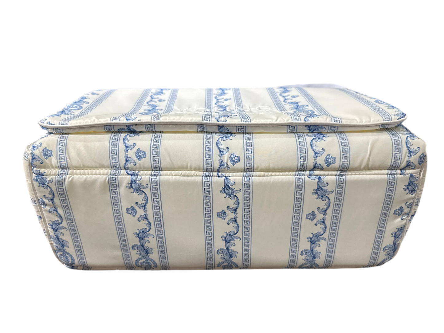 Young Versace Wickeltasche Jungen Beige Hellblau Bodenansicht