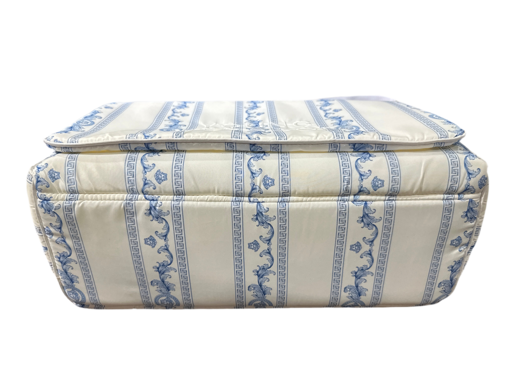 Young Versace Wickeltasche Jungen Beige Hellblau Bodenansicht