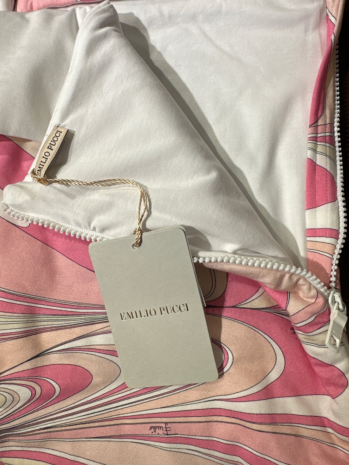 Emilio Pucci Baby Schlafsack Mädchen 0-9M Rosa Reißverschluss