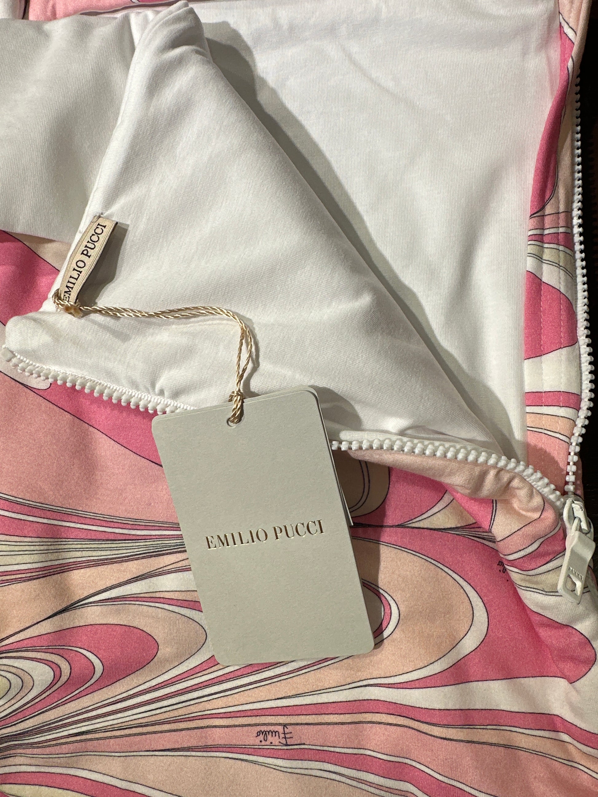 Emilio Pucci Baby Schlafsack Mädchen 0-9M Rosa Reißverschluss