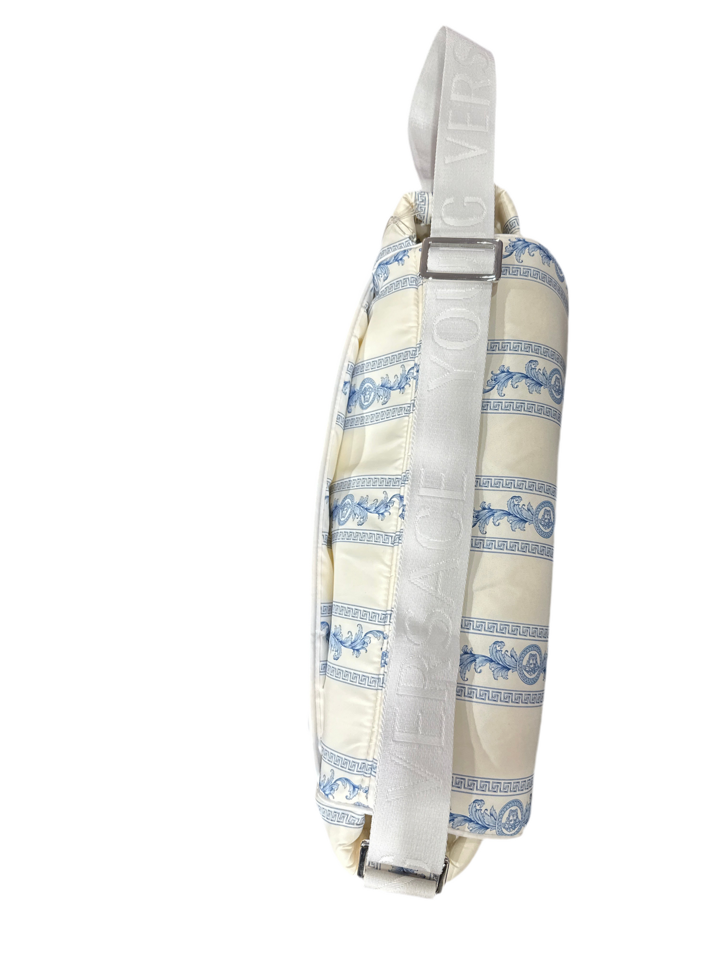 Young Versace Wickeltasche Jungen Beige Hellblau Henkel