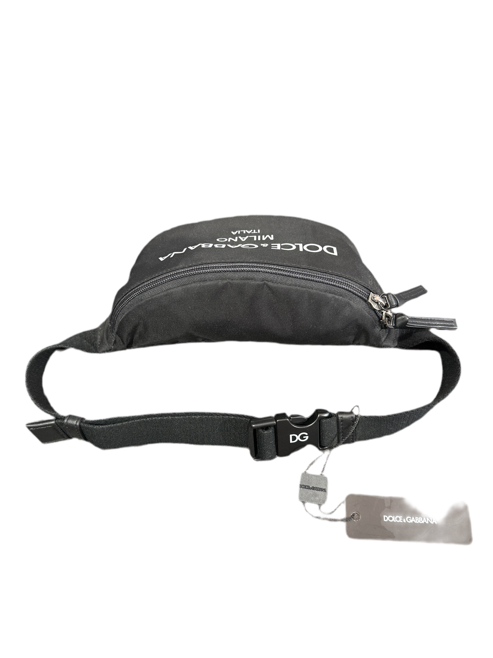 Dolce&Gabbana Bauchtasche Unisex 23x12cm Schwarz Seitenansicht