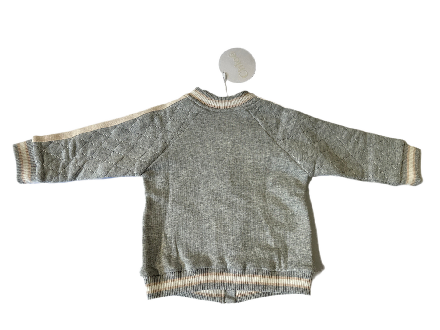 Chloe Jacke Mädchen 12 Monate Grau Rückansicht