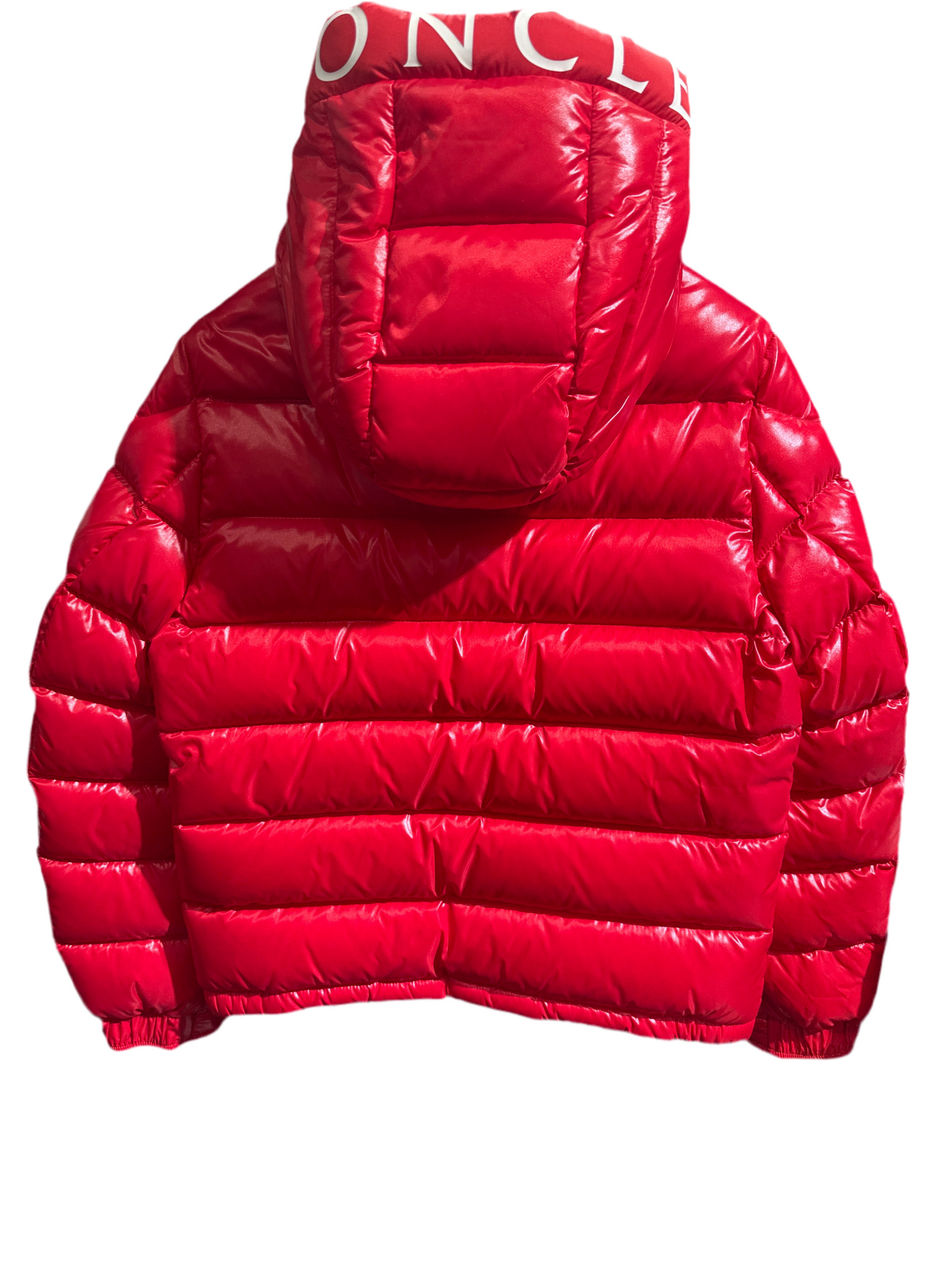 Moncler Daunen Jacke 12 Jahre Unisex Rot Rückansicht