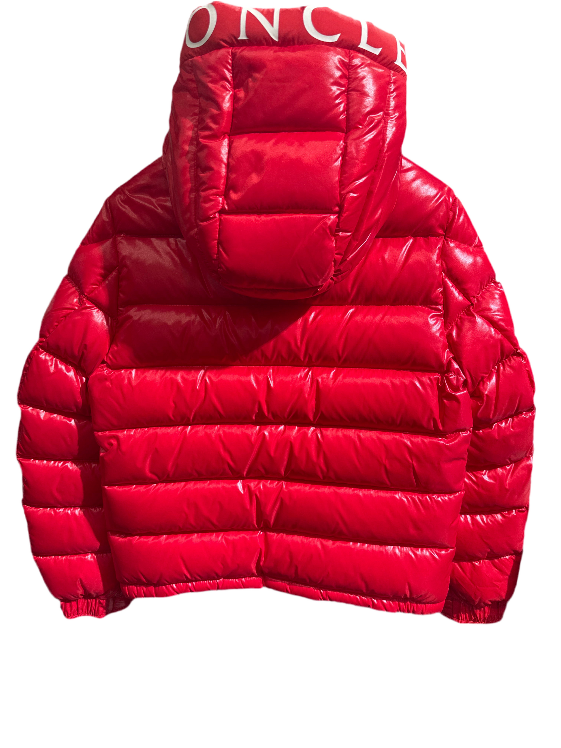 Moncler Daunen Jacke 12 Jahre Unisex Rot Rückansicht