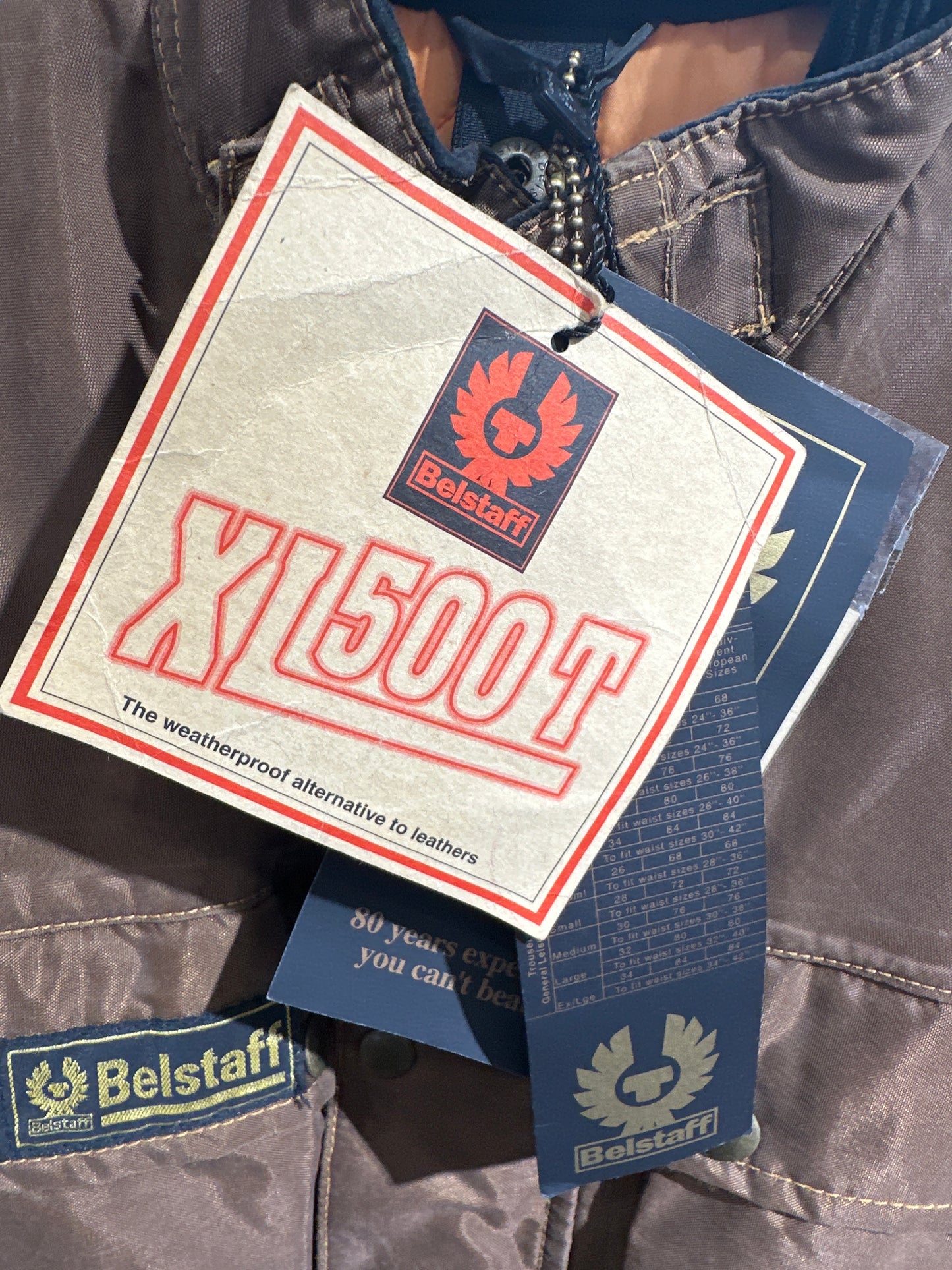 Belstaff Jacke Unisex 8J 128cm Braun Logo Etikett