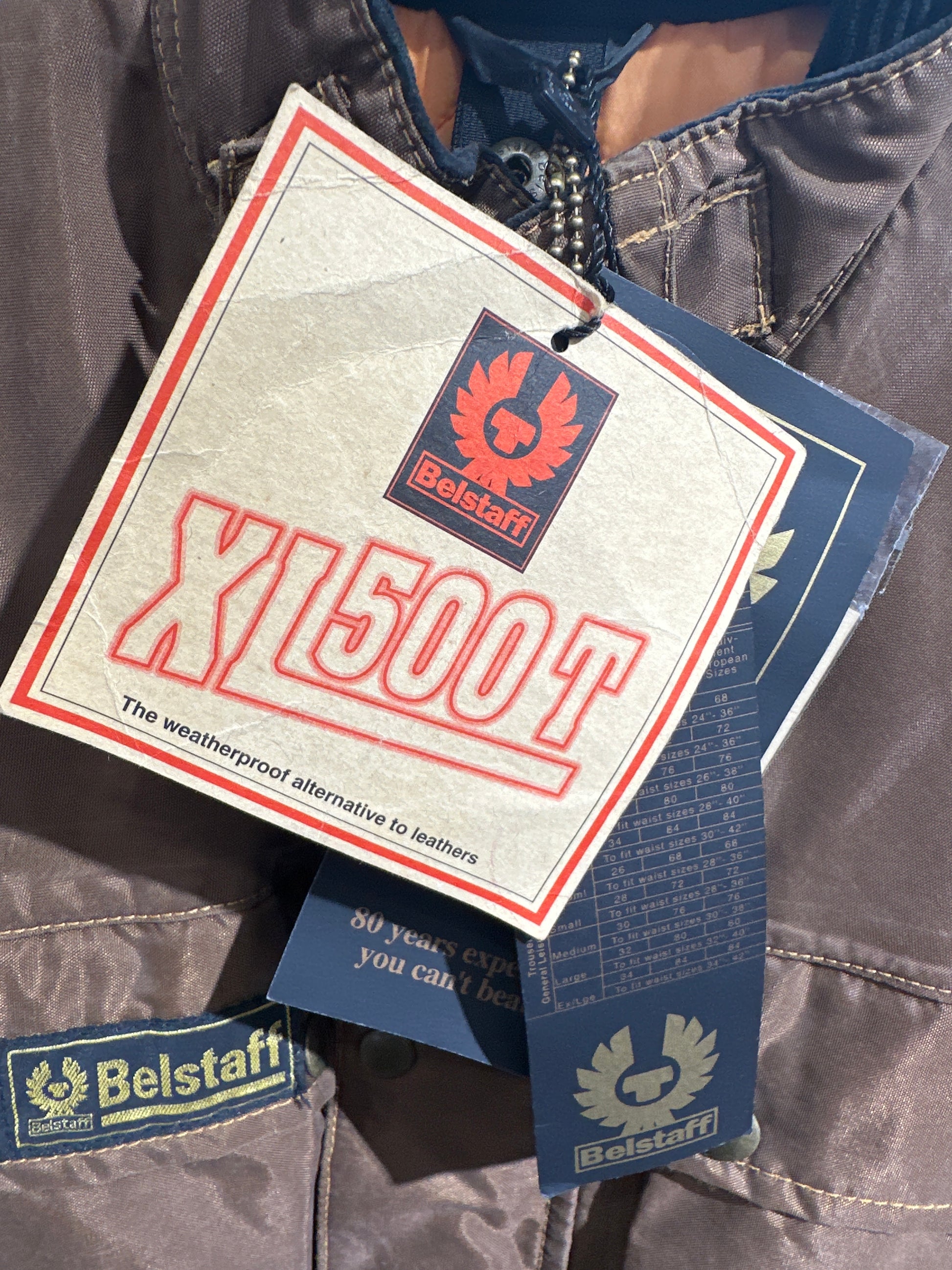 Belstaff Jacke Unisex 8J 128cm Braun Logo Etikett